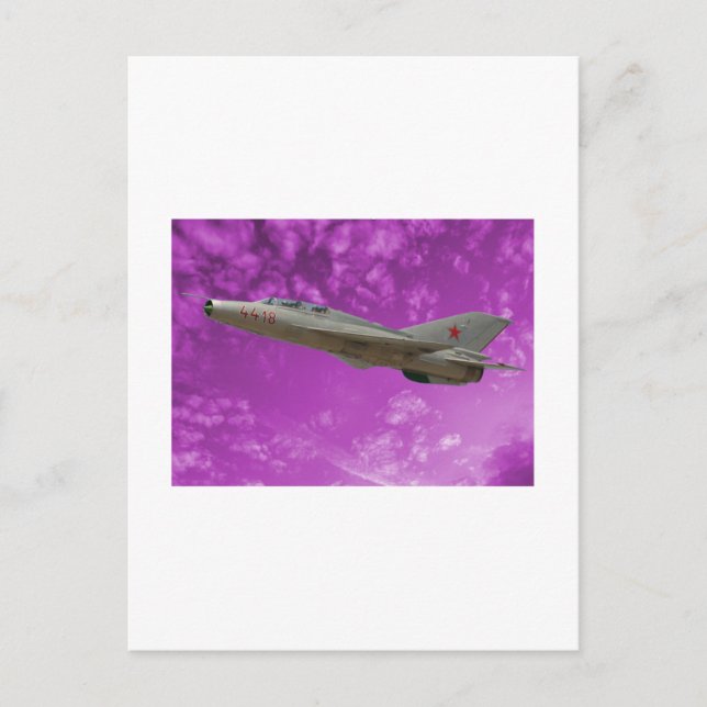 RUSSIAN MIG VYKORT (Framsida)
