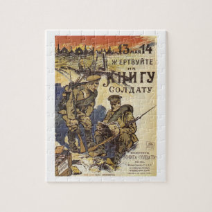 Russian_poster_WWI_078_Propaganda-affisch Pussel