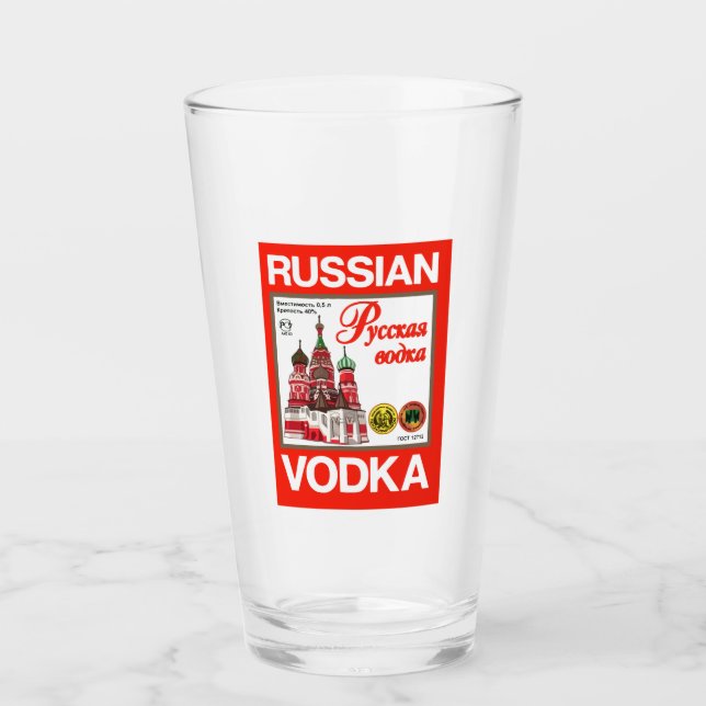 RUSSIAN VODKA GLASKOPP (Framsida)