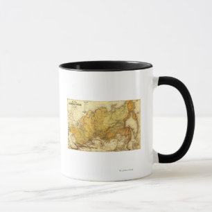 RussiaPanoramic MapRussia Mugg
