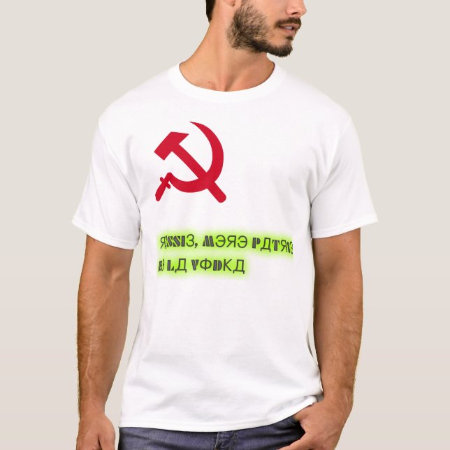 Russie, patrie de la vodka :DD Tee Shirt (Framsida)