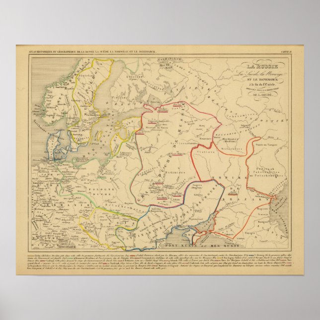 Russie, Suede, Norwege 2 Poster (Framsidan)