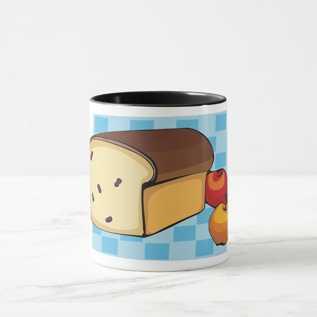 Russinbröd och röda äpplen mugg (Skapare uppladdad)