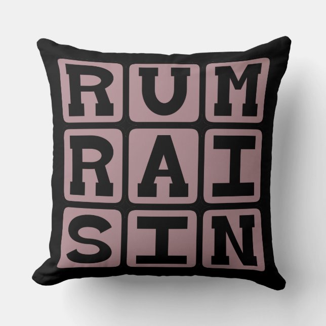 Russinrom, Glass Strimma Kudde (Framsida)