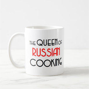 Russisk kokdrottning kaffemugg