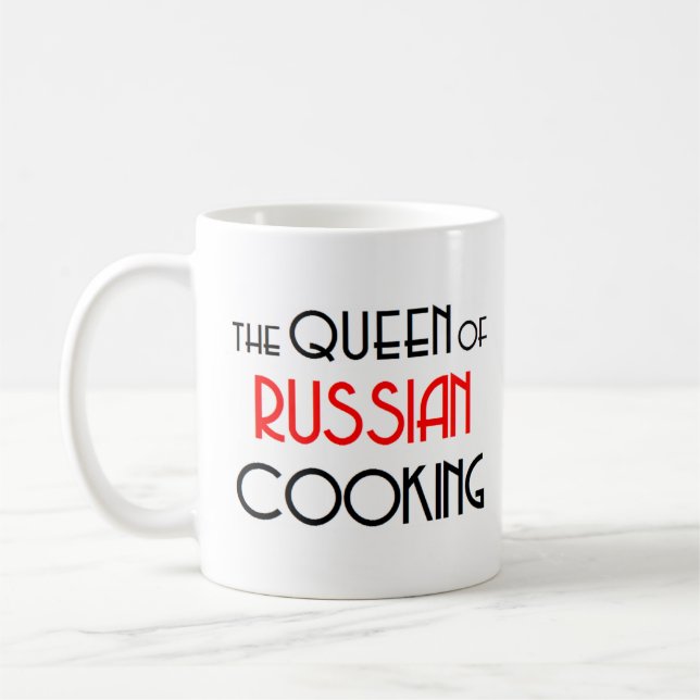 Russisk kokdrottning kaffemugg (Vänster)