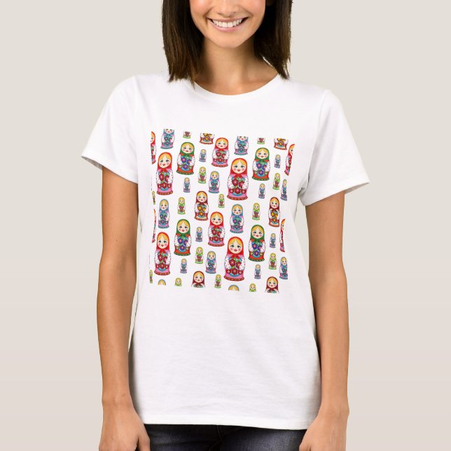 Russiska dockor tee shirt (Framsida)