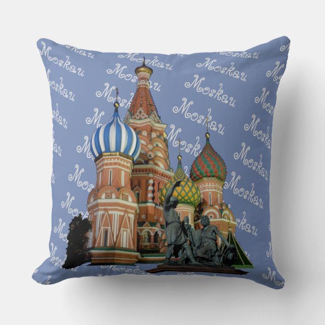 Russland - Russia Moskau Kissen Kudde (Framsida)