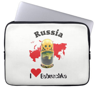 Russland - Ryssland Babuschka Gerätehülle 10 tum - Laptop Fodral