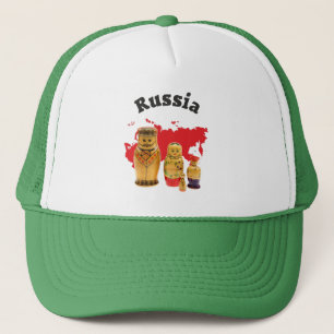 Russland - Ryssland Babuschka - Matrjoschka Cap Keps