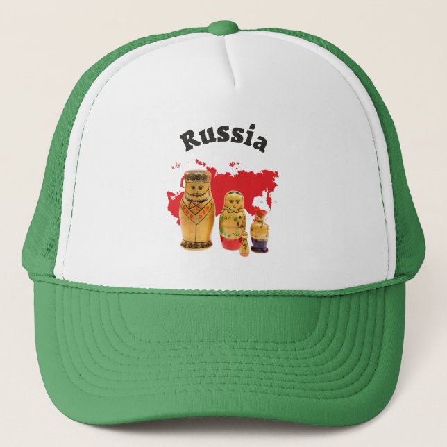 Russland - Ryssland Babuschka - Matrjoschka Cap Keps (Framsida)