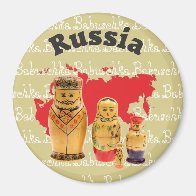 Russland - Ryssland Magnet (Framsidan)