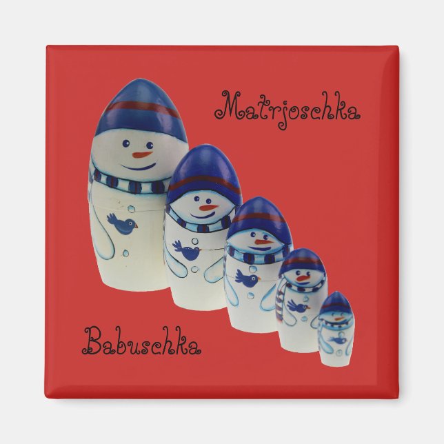 Russland - Ryssland Magnet (Framsidan)