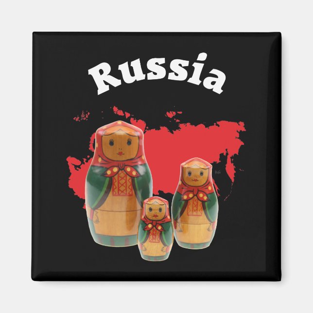 Russland - Ryssland Magnet (Framsidan)