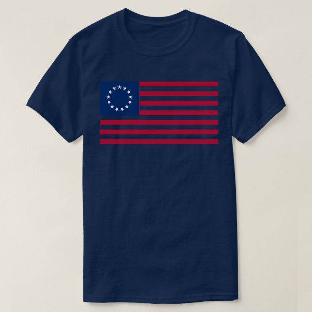 Russlimbaugh Betsy Ross flagga T Shirt (Design framsida)