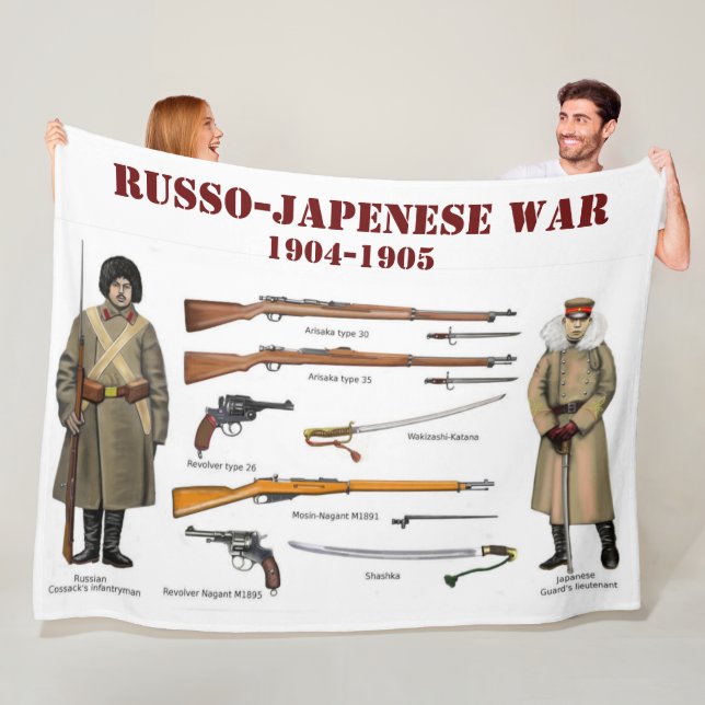 RUSSO-JAPENESE KRIG FLEECEFILT (På plats)