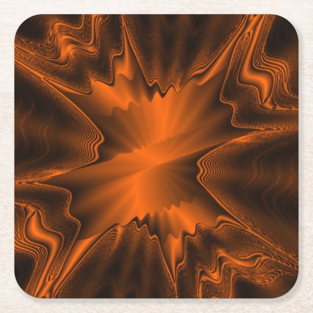 Rust Agate Underlägg Papper Kvadrat (Framsidan)