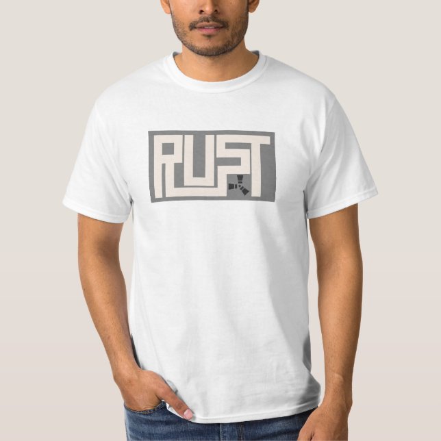 RUST Banner BGWaG T Shirt (Framsida)