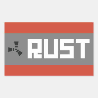 RUST Banner BGWG Rektangulärt Klistermärke
