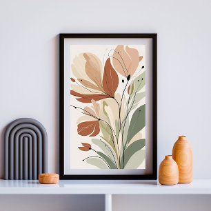 Rust Bloom Serenity IV – Samtidig botanisk konst Poster