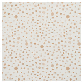 Rust Confetti Watercolor Dots Fabric Tyg