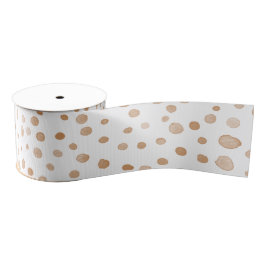 Rust Confetti Watercolor Dots Ribbon