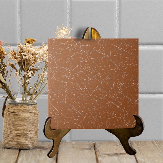 Rust Copper Crackled Glaze Simple Modern Struktur Kakelplatta (Skapare uppladdad)