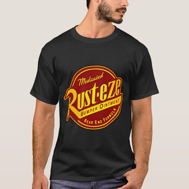 Rust-Eze Bildäckslimite?/T-Shirt T Shirt (Framsida)