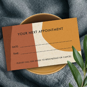 RUST GULT MODERN KRAFT ABSTRAKT ART MÖTE VISITKORT