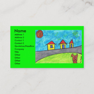 Rust hade precis hört visitkorten visitkort