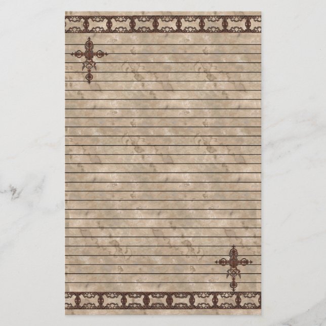 Rust Kor Stationary Brevpapper (Framsida)