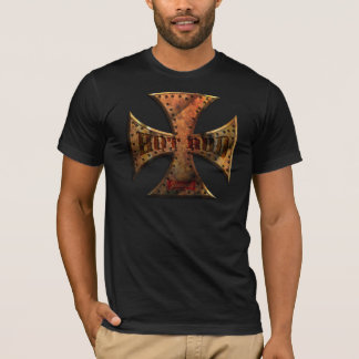 RUST-MALT-CROSS-FLAT-001 TEE SHIRT