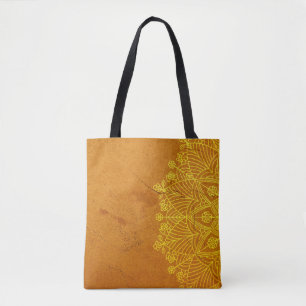 Rust Mandala Zen Rustic Body Mind Spirit Tygkasse
