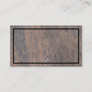 Rust Marble Textured Affärskort Visitkort
