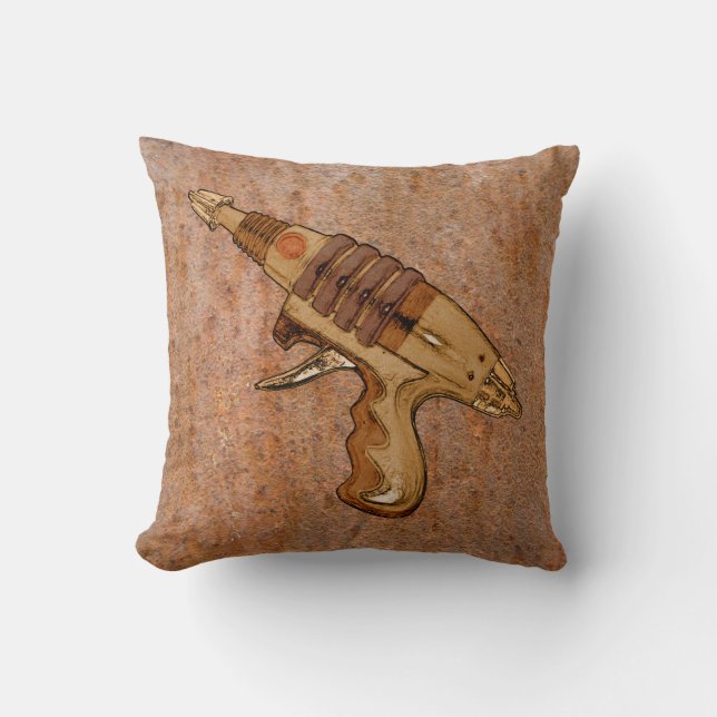 Rust- och Ray Gun-kuddar Kudde (Framsida)