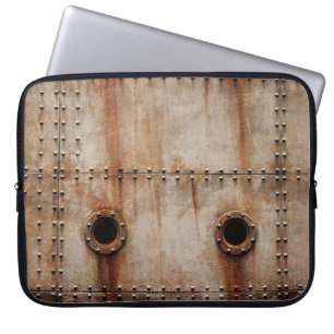 RUST OCH STRUKTUR PÅ PLATSIDOR AV STAGAD SH PÅ MET LAPTOP FODRAL