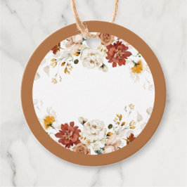 Rust Orange Mimosa Pub Juice Märkres for Handwrite Gåvor Etiketter