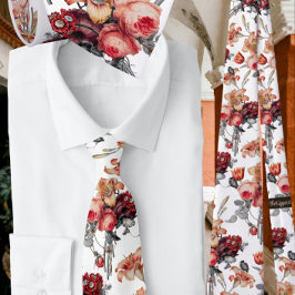 Rust Peach-Vintagens Blommigt Slips