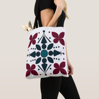 Rust Petal Echo Tote Bag Tygkasse