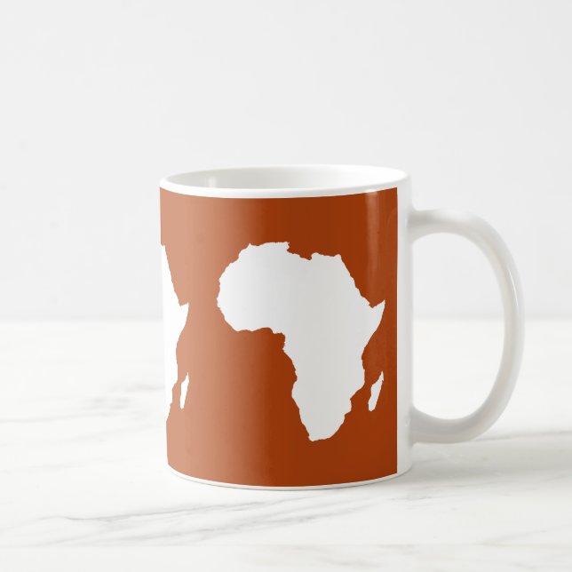 Rust Red Audacious Afrika Kaffemugg (Höger)