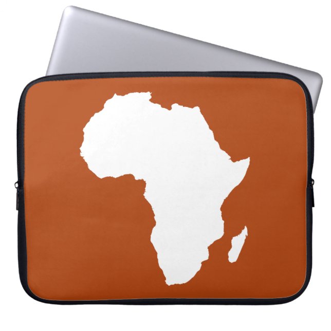 Rust Red Audacious Afrika Laptop Fodral (Framsidan)