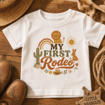 Rust Rodeo Första födelsedagen Unisex T-Shirt | Ne
