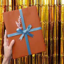 Rust Solid Färg Presentpapper