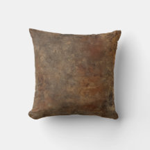 Rust Struktur Earth Tones Pillow
