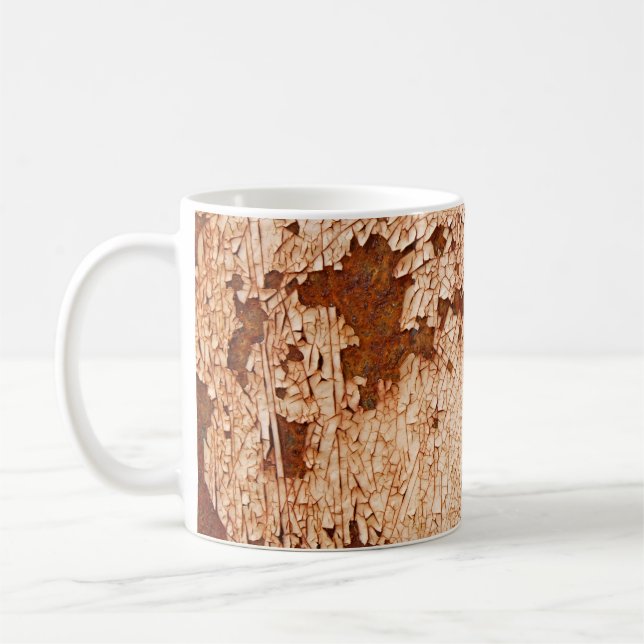 Rust struktur: yta i väster. kaffemugg (Vänster)