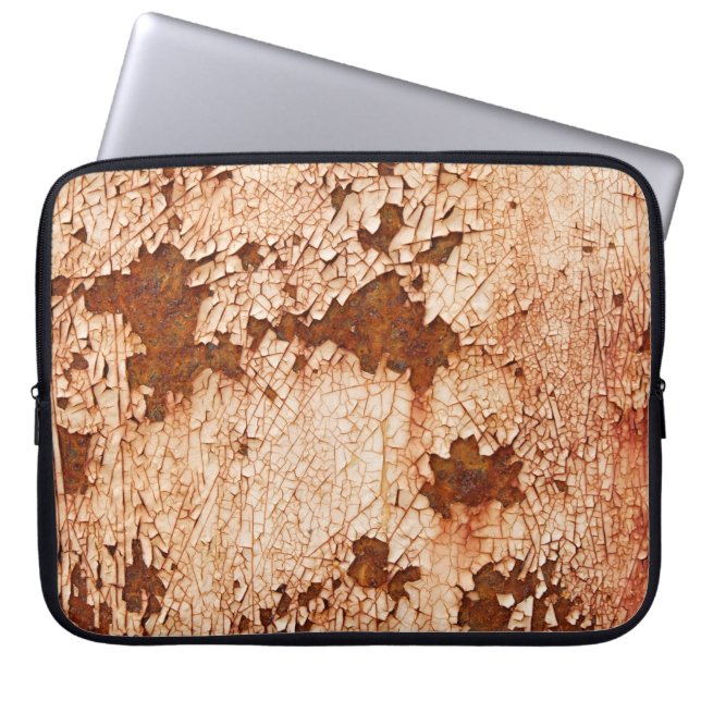 Rust struktur: yta i väster. laptop fodral (Framsidan)