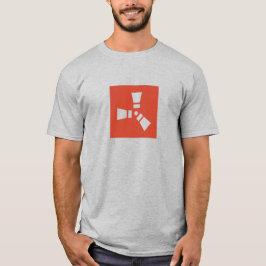 RUST-symbol Rensa på rött T Shirt