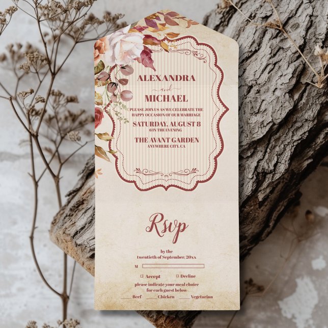 Rust Terracotta Flowers Brnt Orange Fall Wedding (Skapare uppladdad)