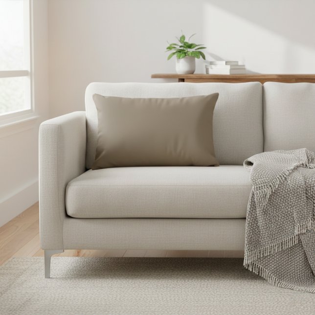 Rust Terracotta Square Throw Pillow - Modern Prydnadskudde (Skapare uppladdad)