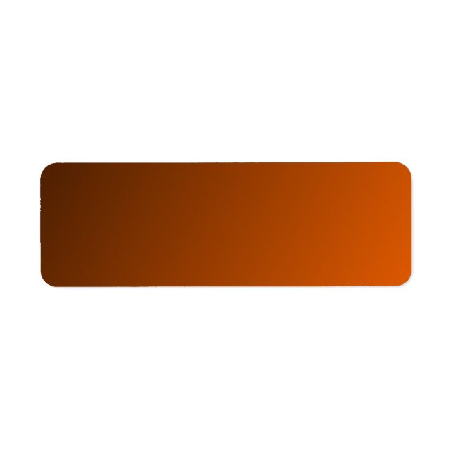 Rust transparent Lable Returadress Etikett (Framsidan)